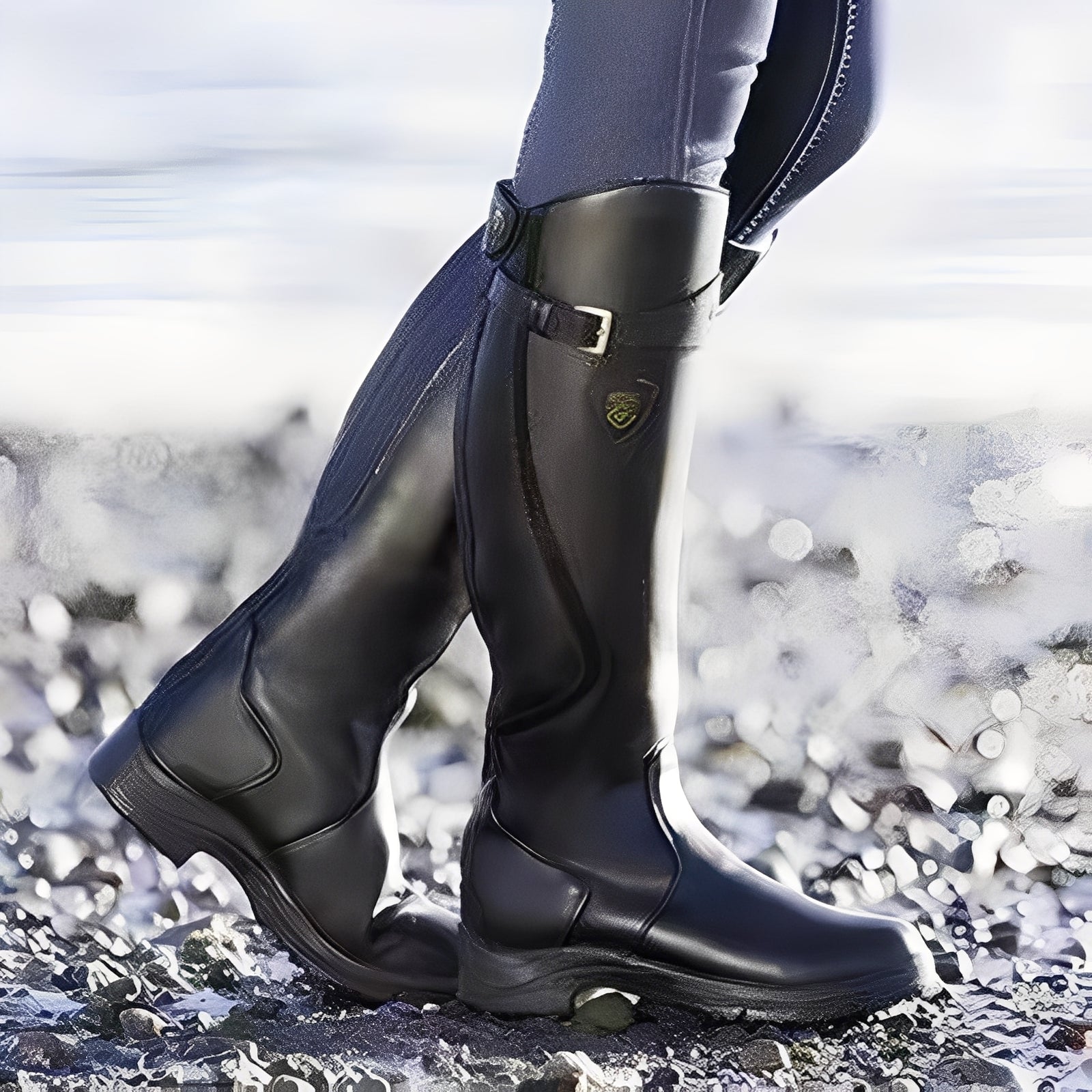 Lucie - Damen-Lederwanderstiefel mit Riemen