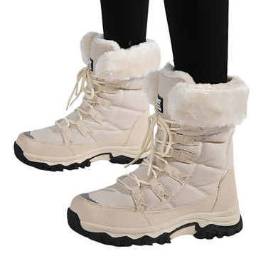 Yasmine - Bequeme, wasserdichte Samt-Winterstiefel für Damen
