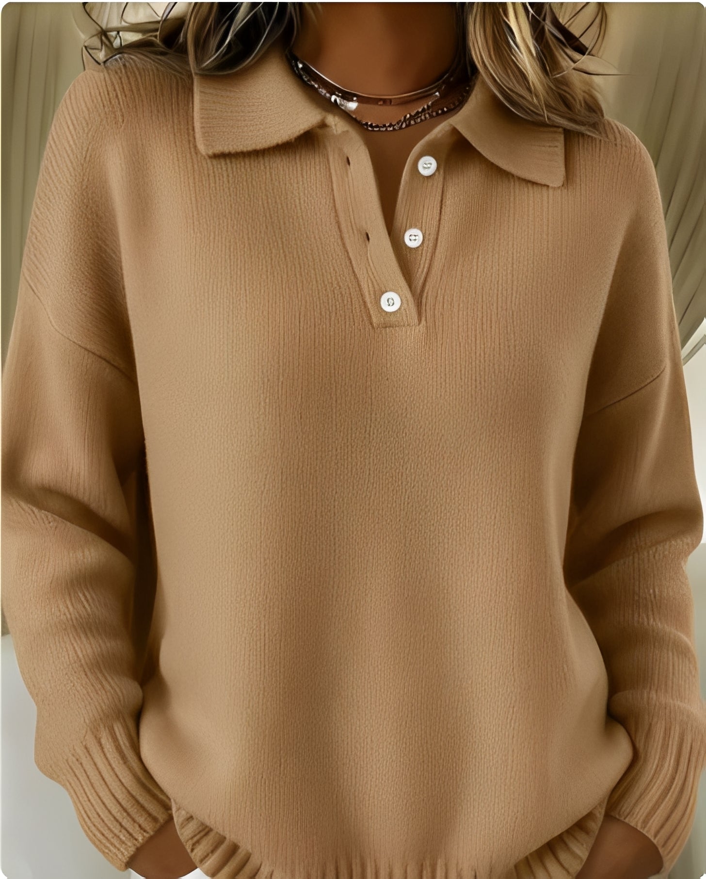 Yancy - Eleganter Damen-Cardigan mit weiter Passform