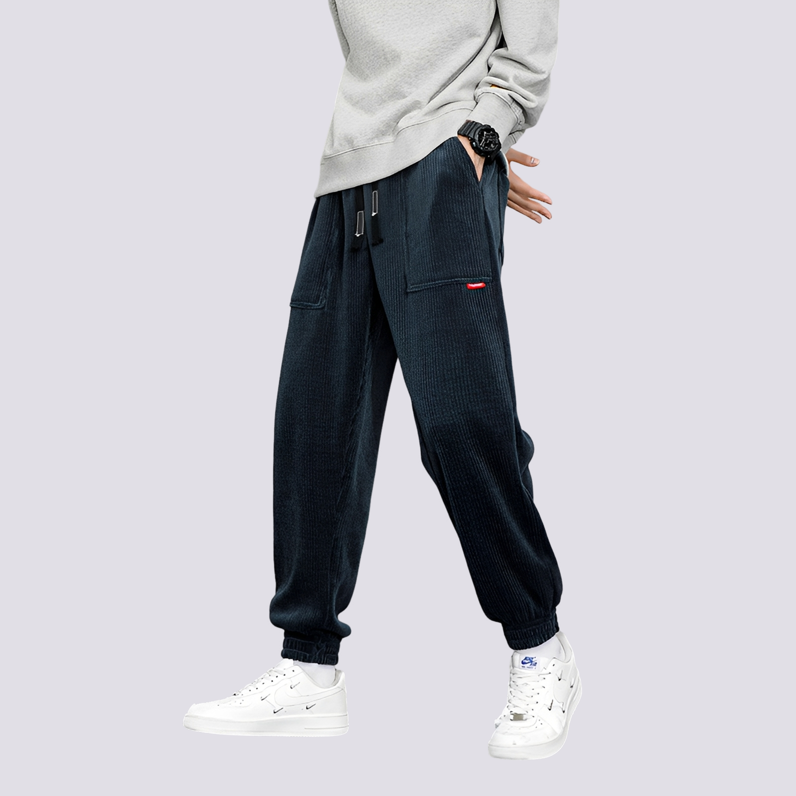Benji - Komfortable Cord-Jogginghose für Herren