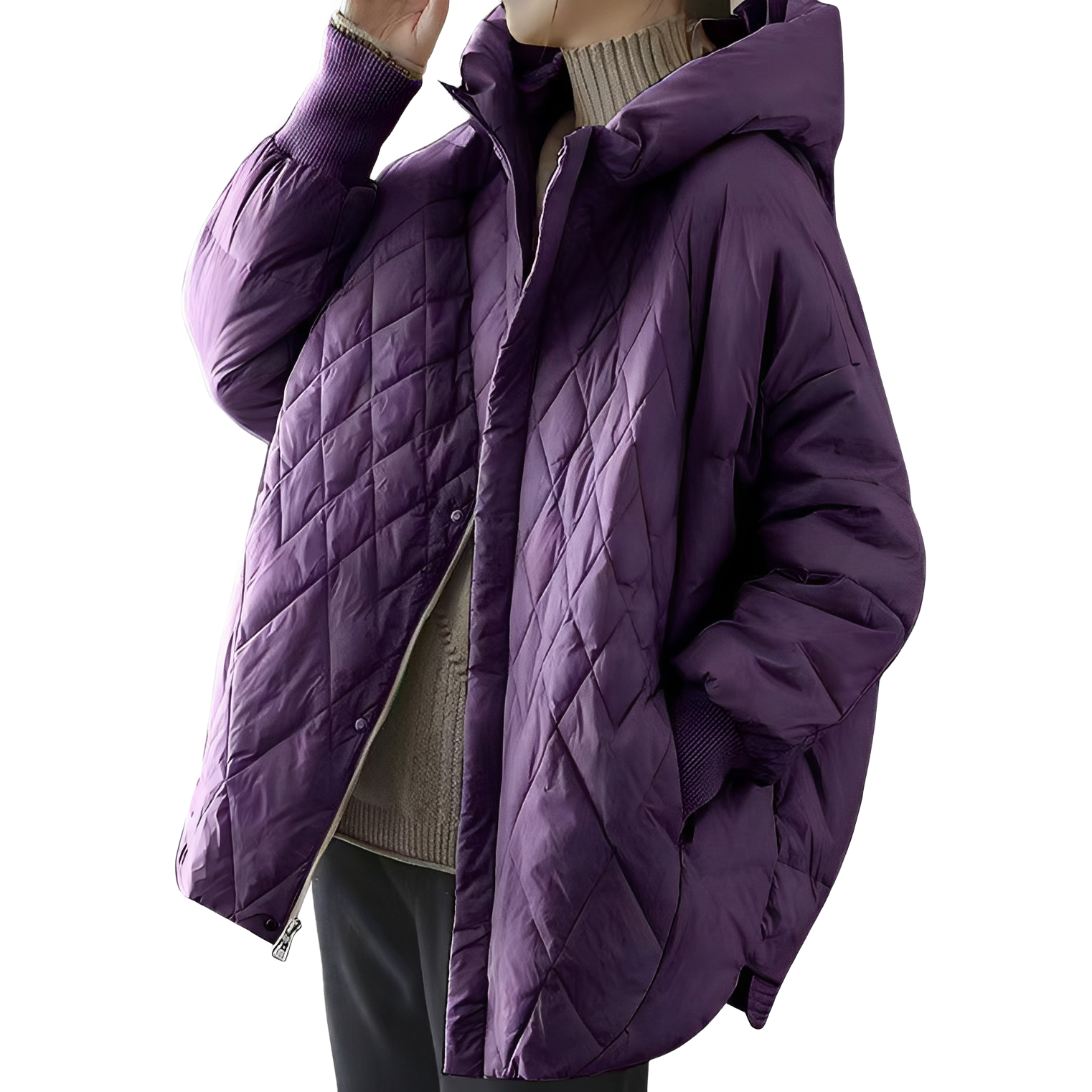 Kimberly - Modische Daunenjacke mit Kapuze für Damen