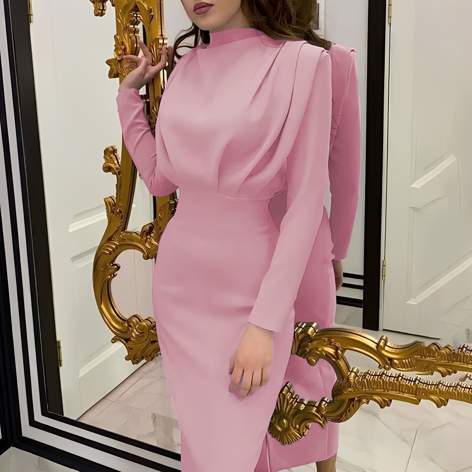 Jamie - Elegantes Damen-Langarmkleid