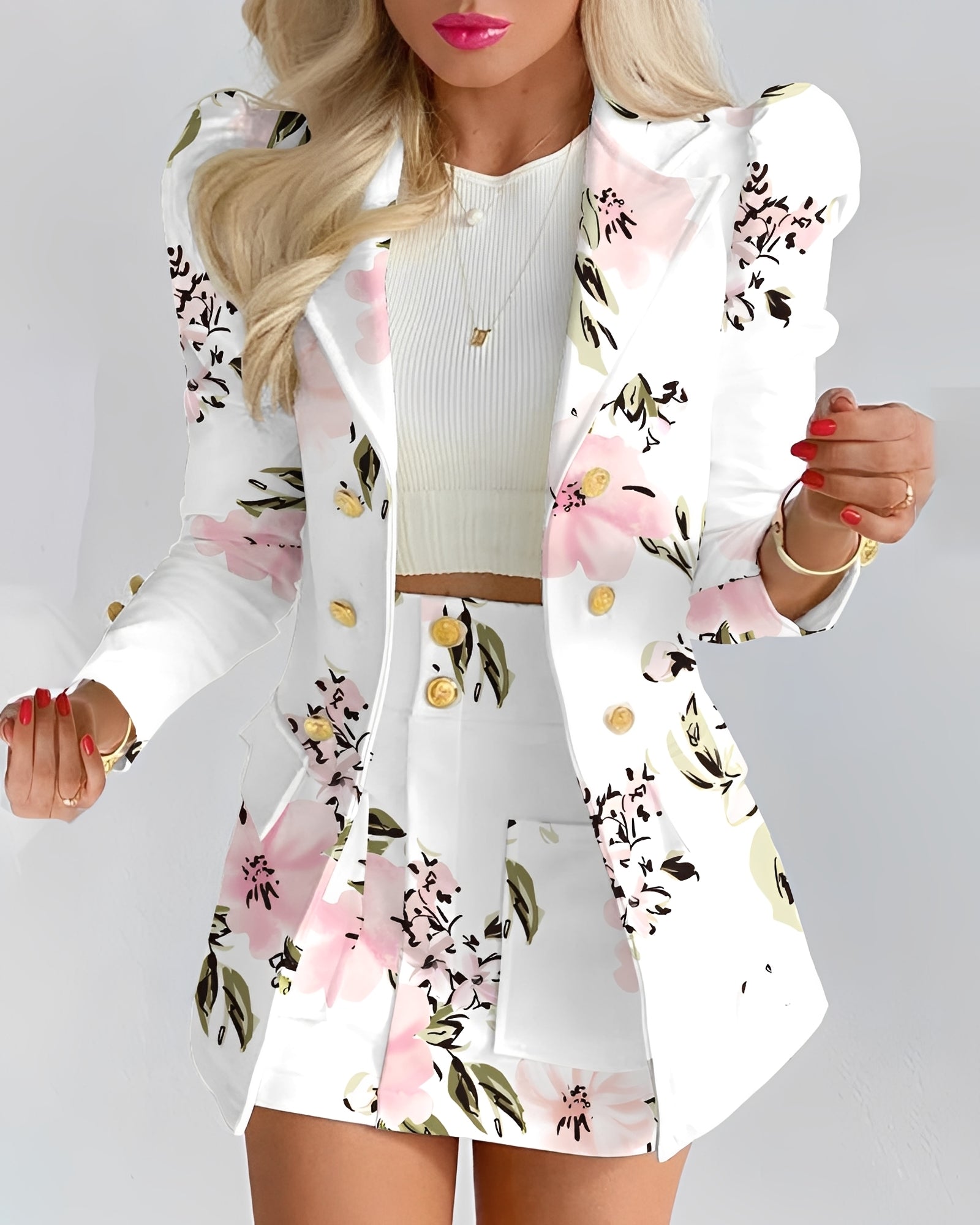 Marie - Elegantes Blazer- und Rock-Set für Damen