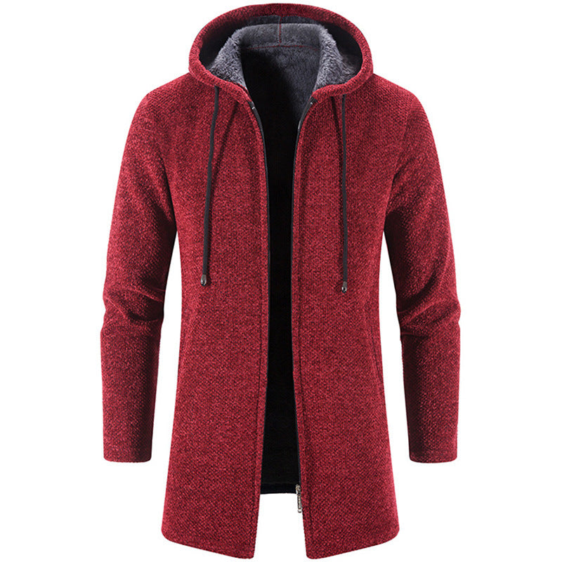 Reginald - Bequeme, warme Fleecejacke mit Kapuze für Herren