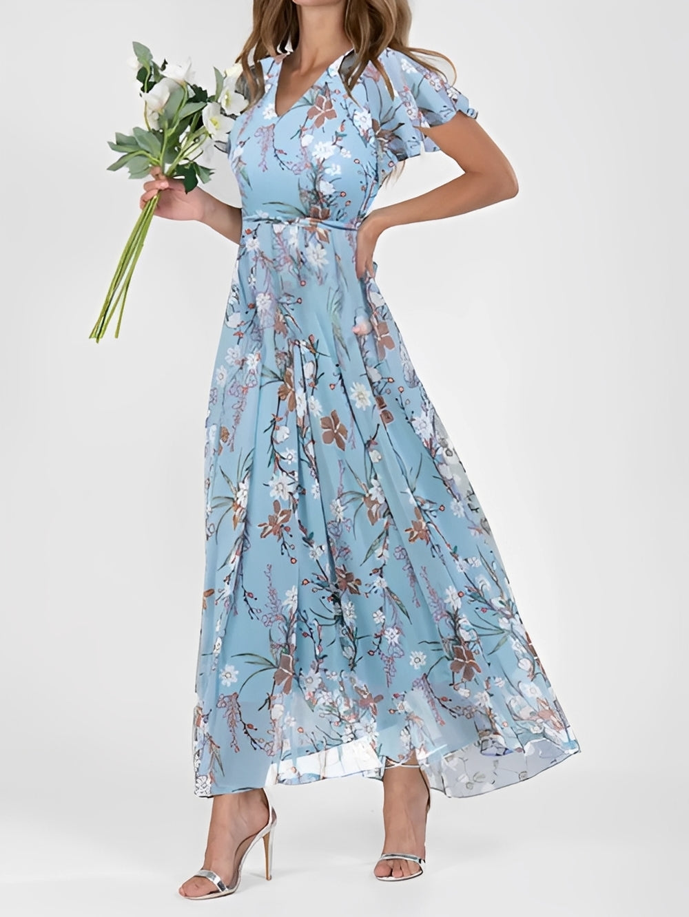 Eliza - Komfortables Damenkleid mit Blumenmuster