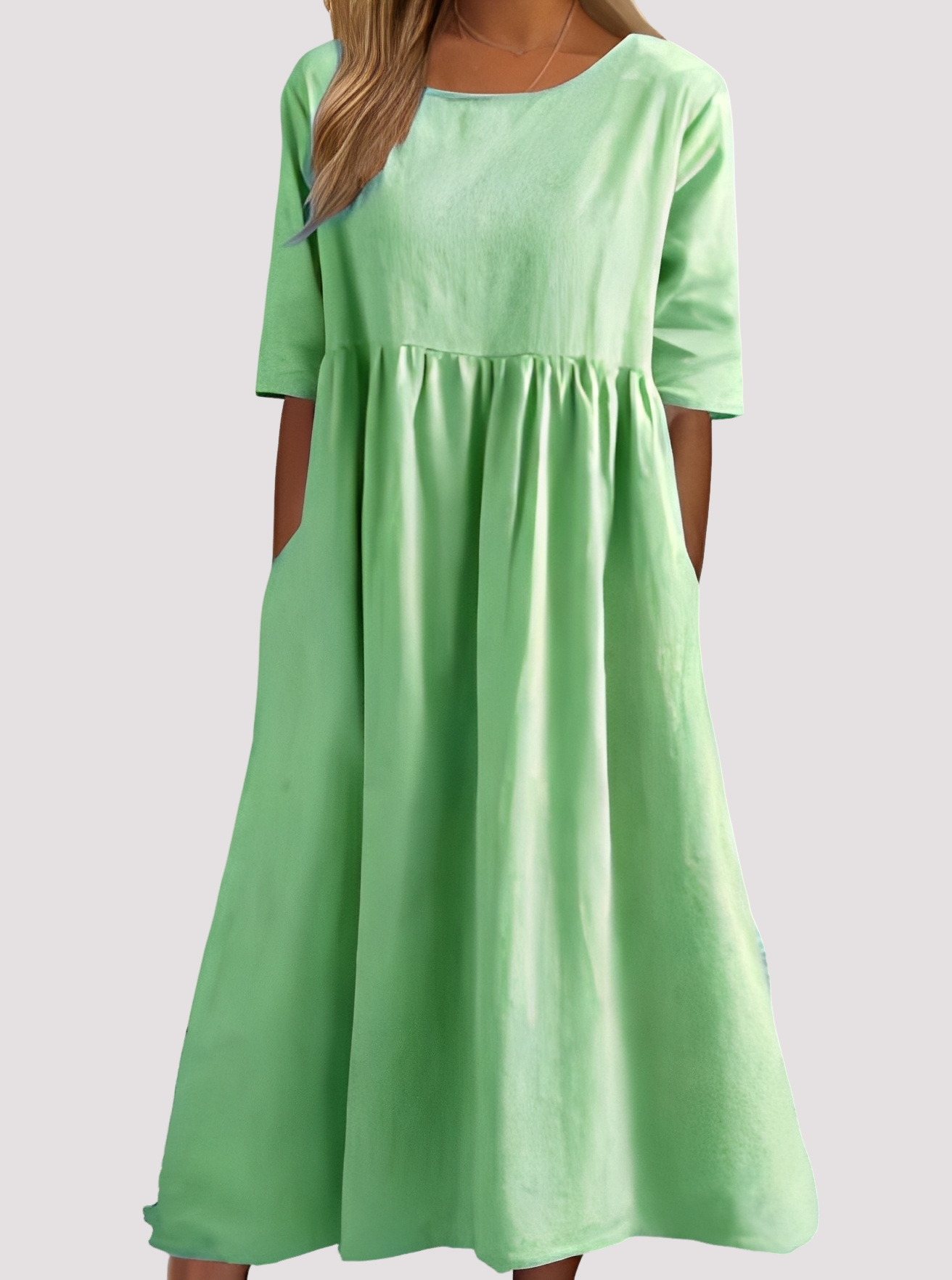 Julie - Lässiges Kleid mit Taschen für Damen
