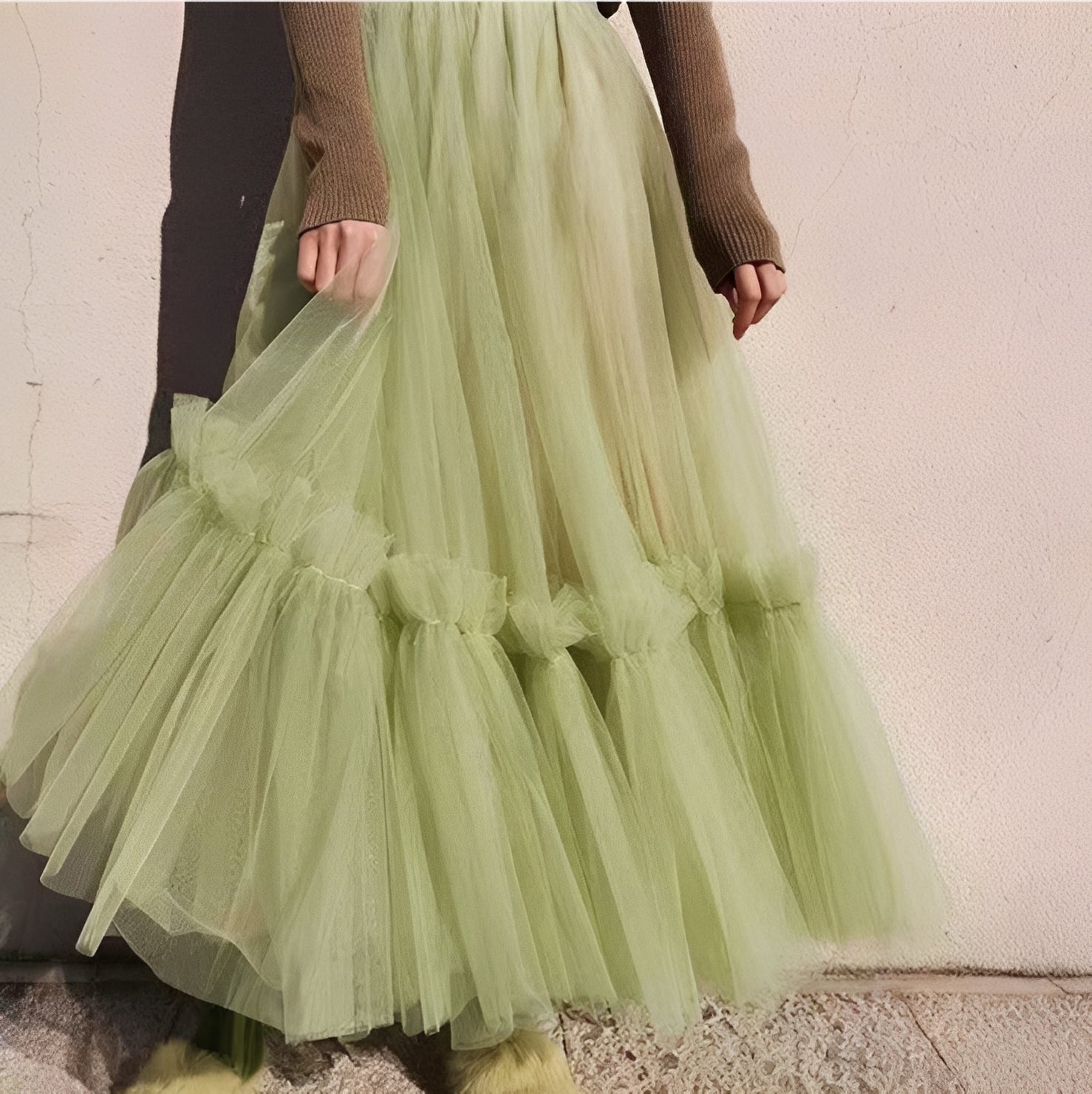 Madeline - Eleganter Volantrock für Frauen