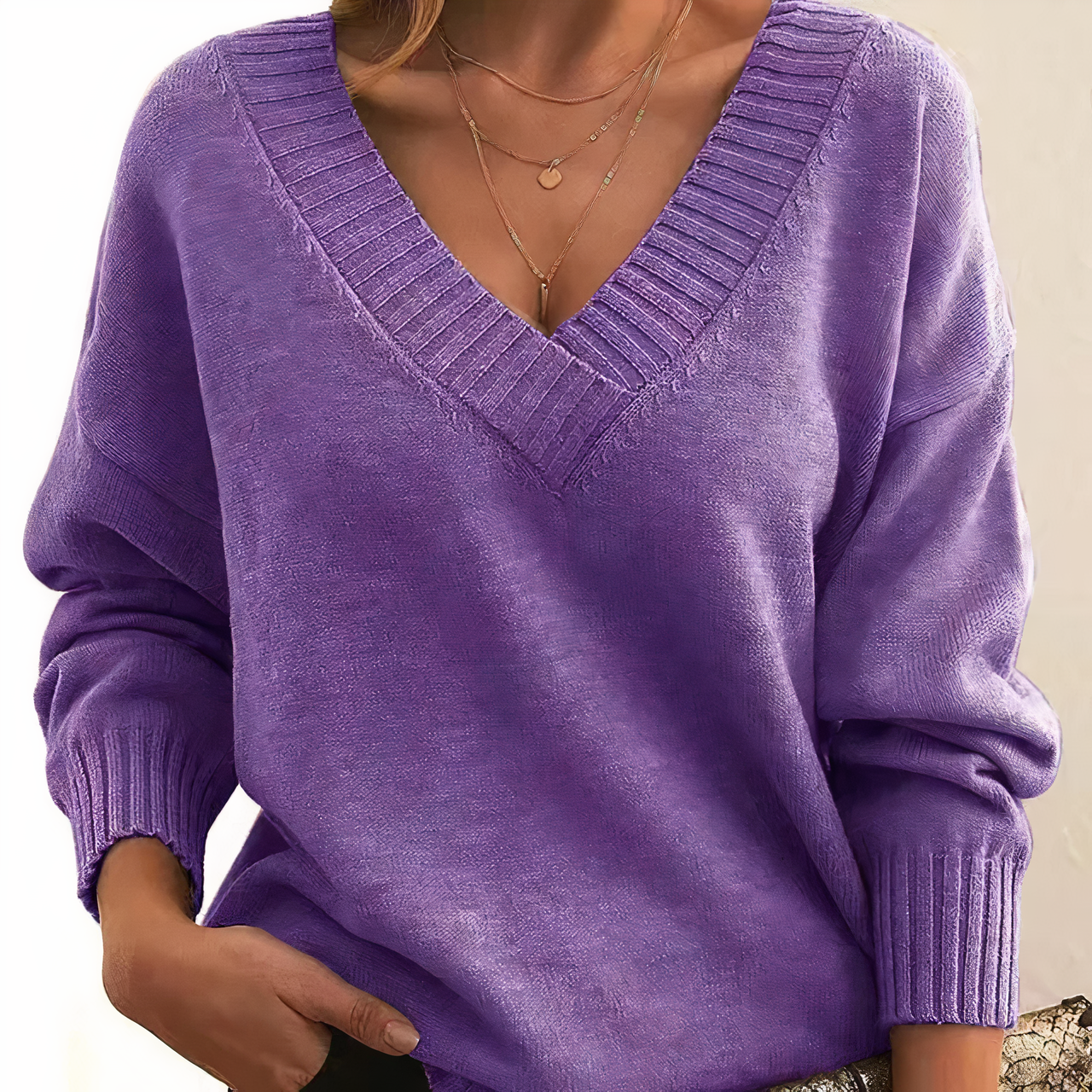 Leocadia – Eleganter Feinstrick-Pullover für Damen