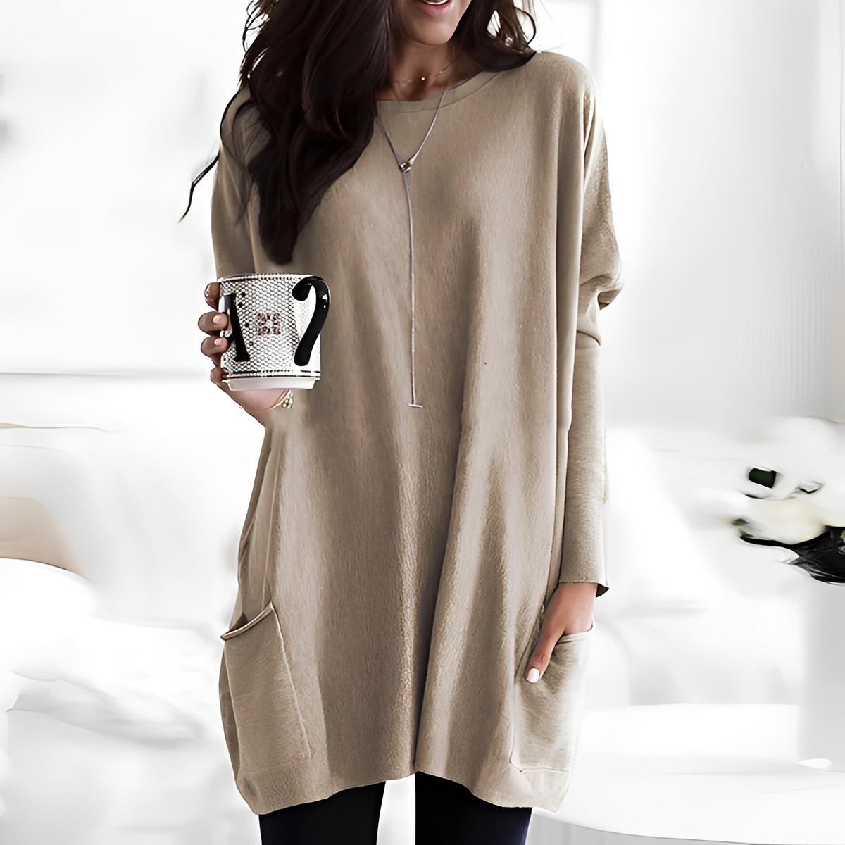 Diane - Bequemer Langarm-Pullover