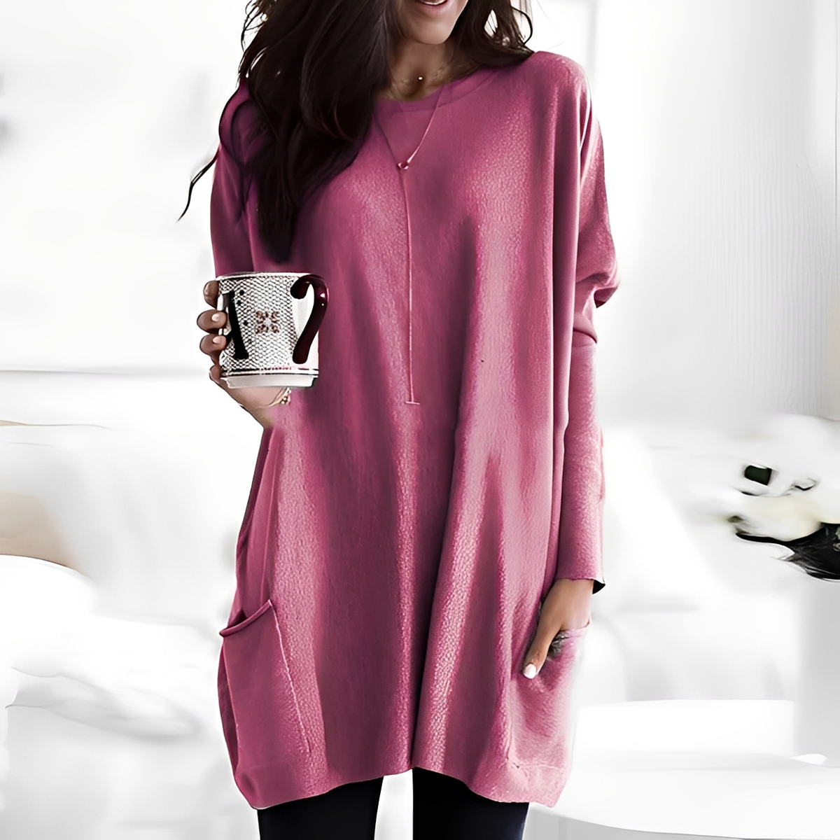 Diane - Bequemer Langarm-Pullover