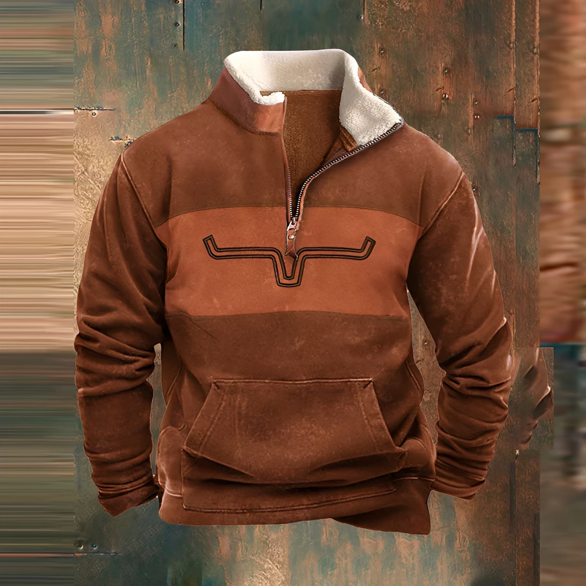 Celio - Schicke Jacke mit teilweisem Reißverschluss