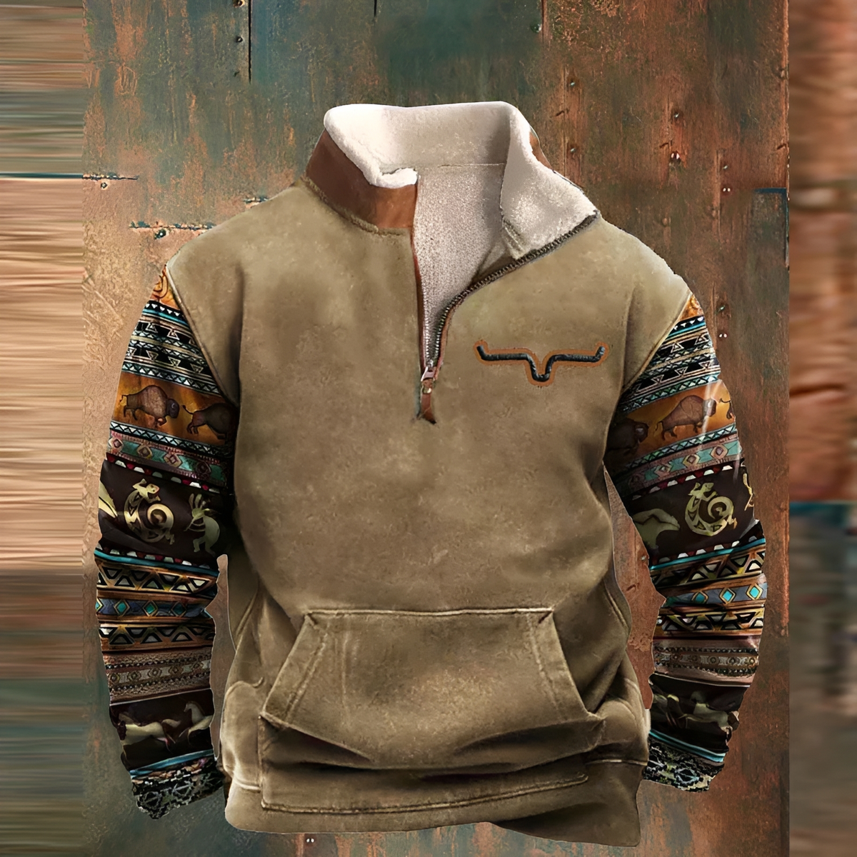 Celio - Schicke Jacke mit teilweisem Reißverschluss