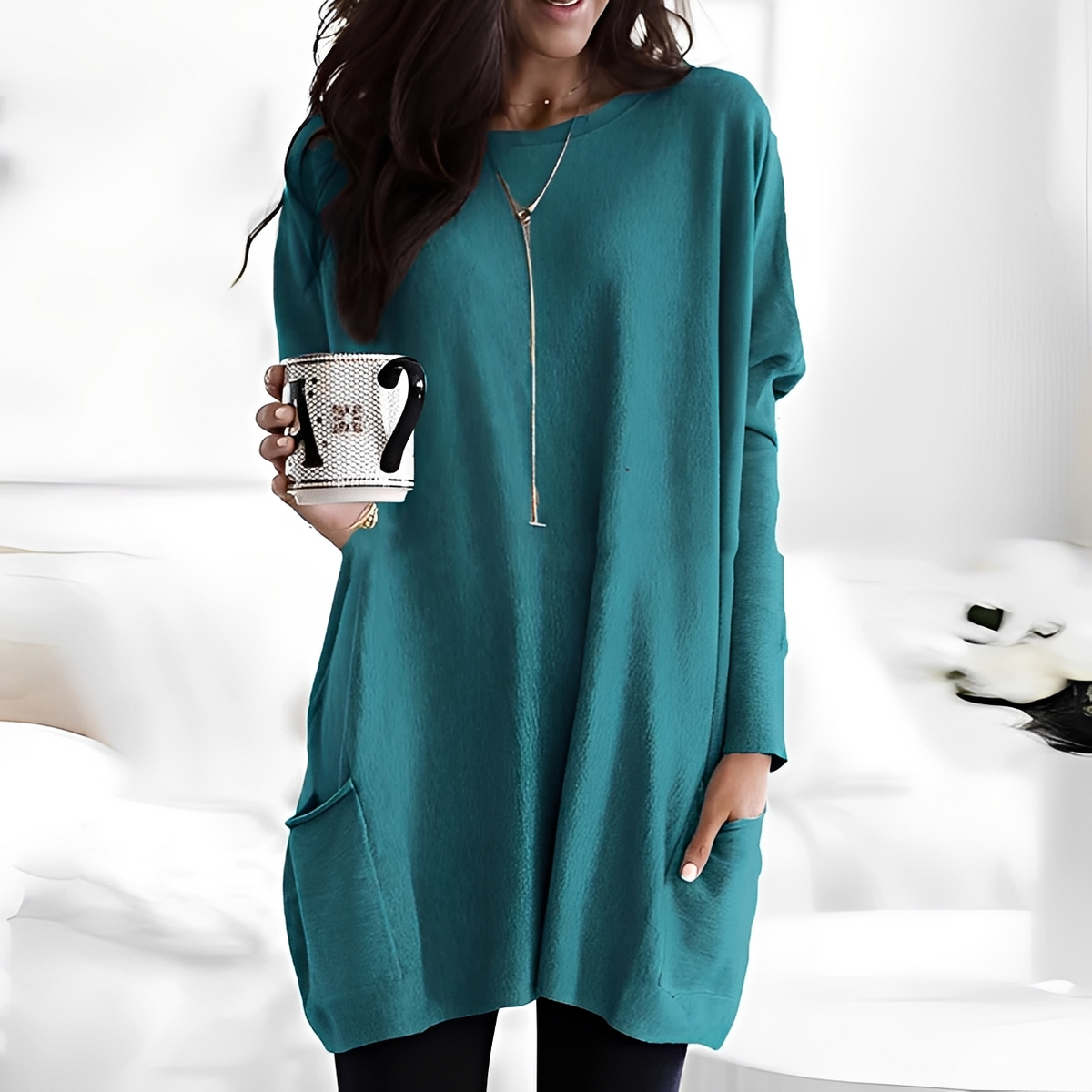 Diane - Bequemer Langarm-Pullover