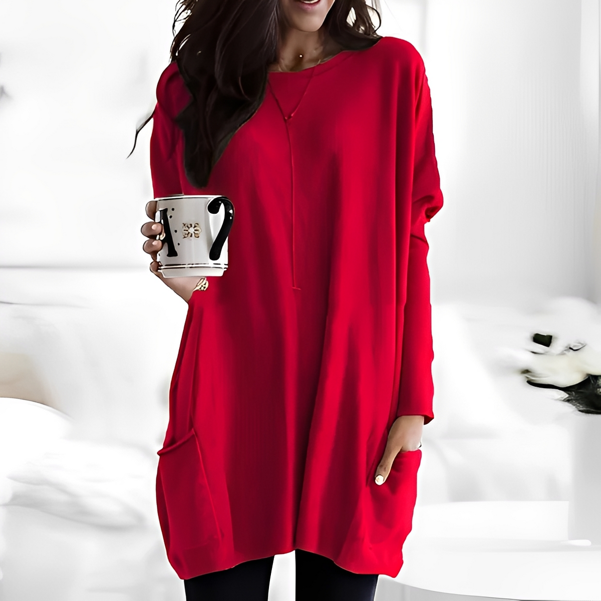 Diane - Bequemer Langarm-Pullover