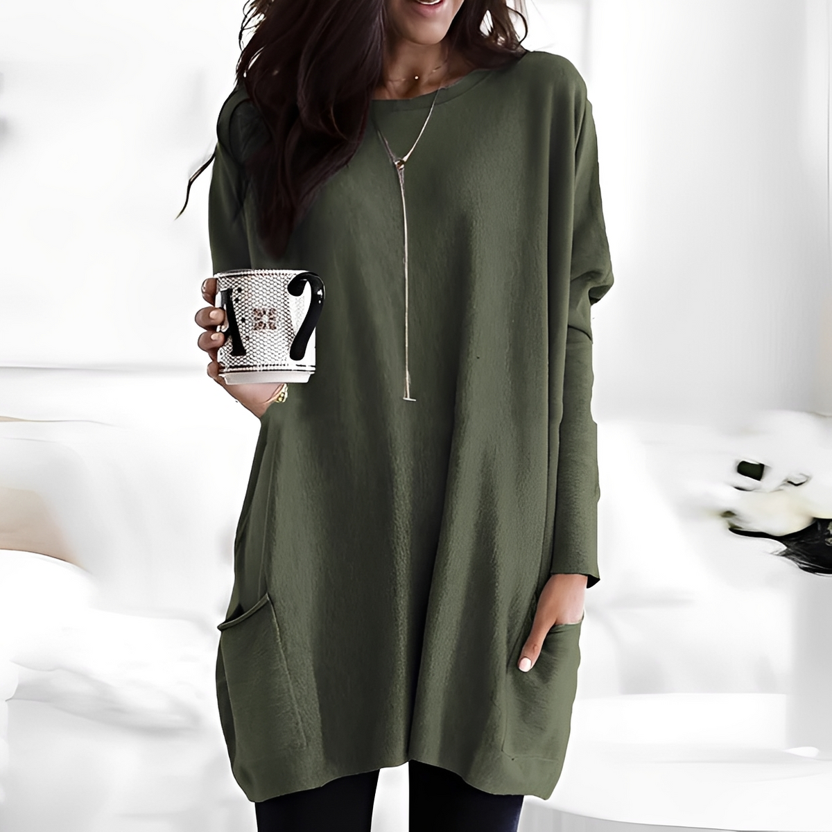 Diane - Bequemer Langarm-Pullover