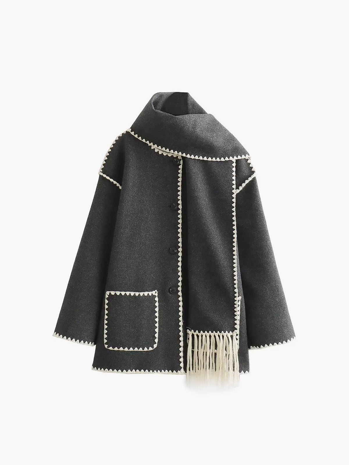 Elodie – Jacke mit Schal