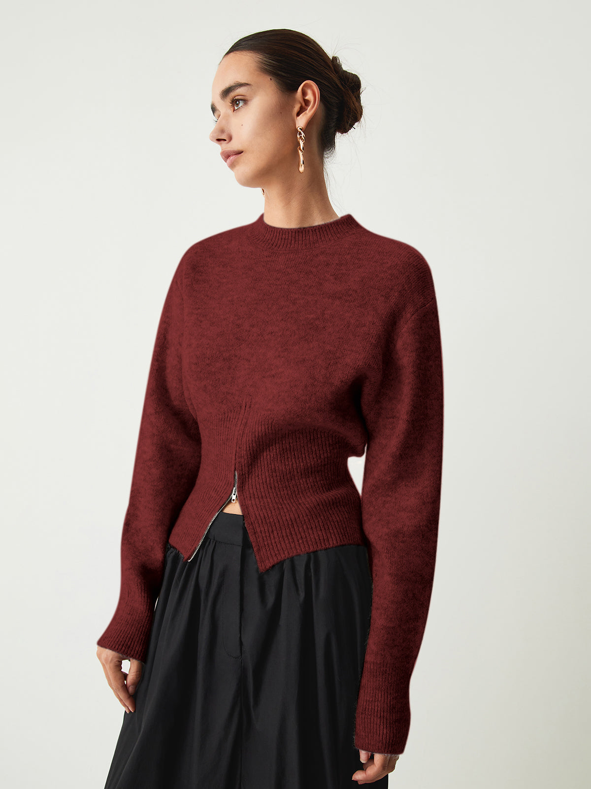 Svenja – Halb-Zip Pullover