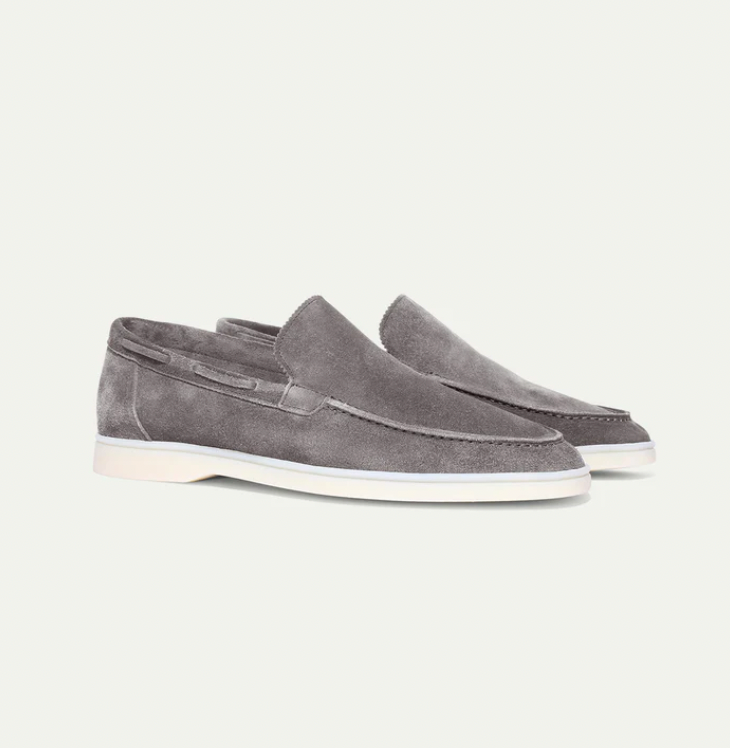 Lorenzo - Klassische Wildleder-Loafer für Herren