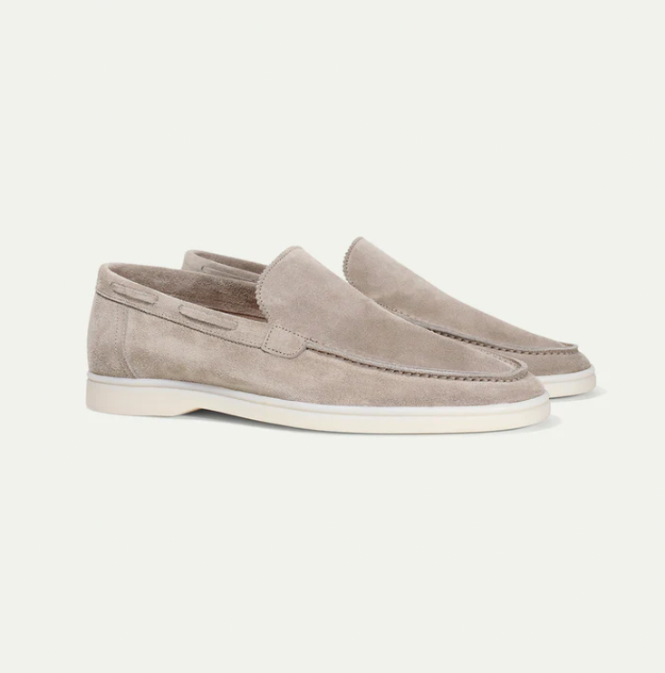 Lorenzo - Klassische Wildleder-Loafer für Herren