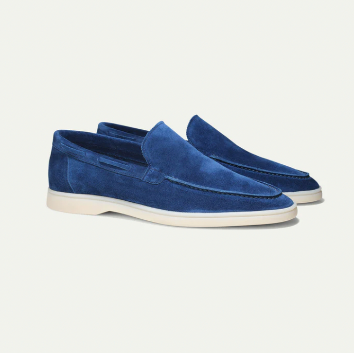 Lorenzo - Klassische Wildleder-Loafer für Herren