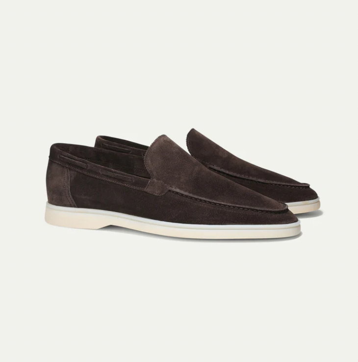 Lorenzo - Klassische Wildleder-Loafer für Herren