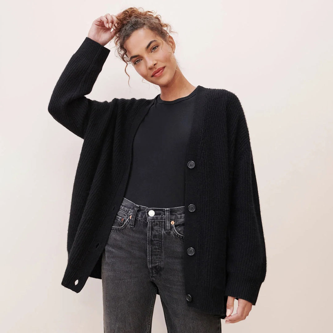 Leah – Überlanger Cardigan