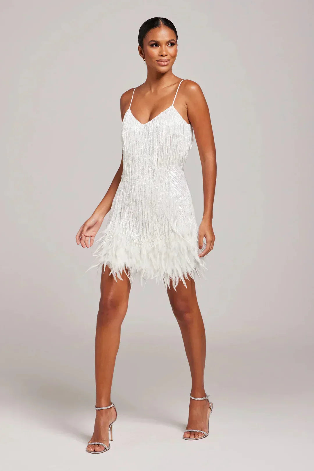 Tyra - Elegantes Mini-Kleid mit Fransen