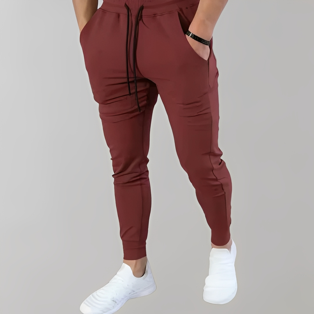 Jayson - Kurze Slim-Fit-Hose mit Kordelzug für Herren