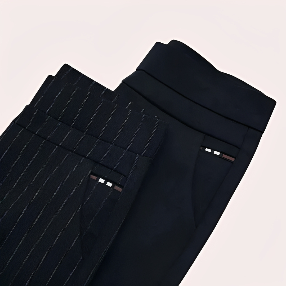 Dianne - Damenhose mit elastischem Bund und hoher Taille