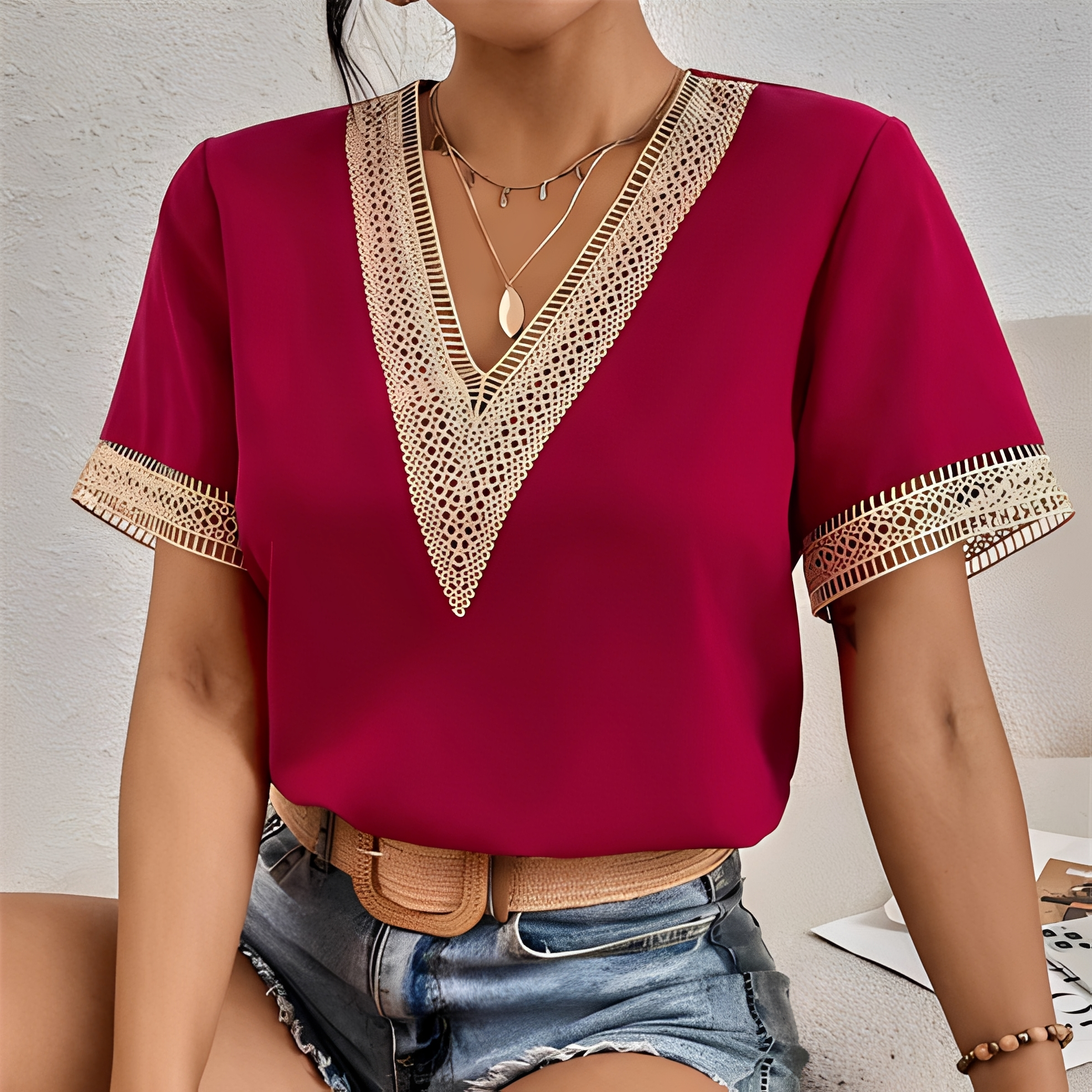 Lenzy - Schickes Sommer-Top für Damen