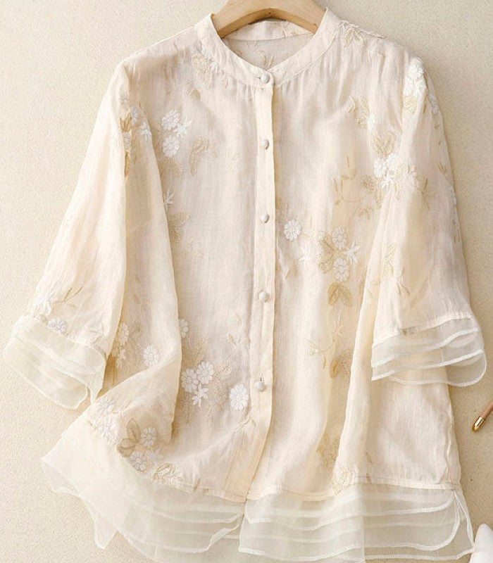 Eloise - Schicke Bluse mit feiner Stickerei