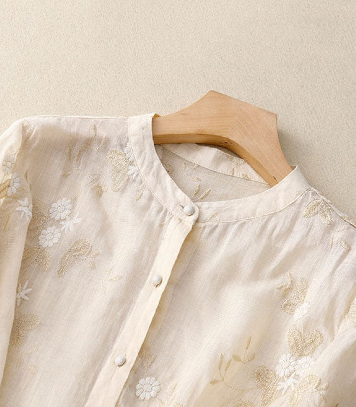 Eloise - Schicke Bluse mit feiner Stickerei