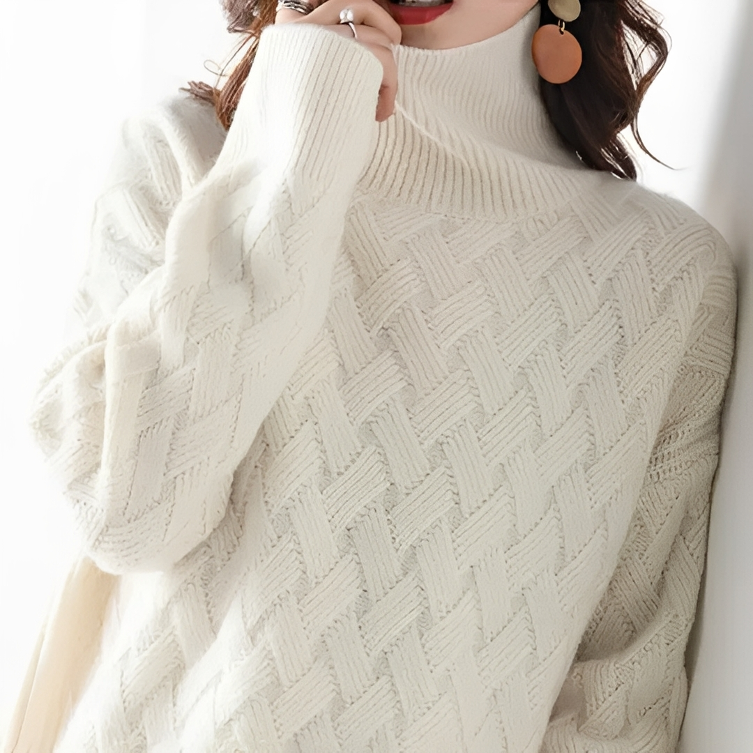 Edina - Eleganter und warmer Rollkragenpullover für Damen