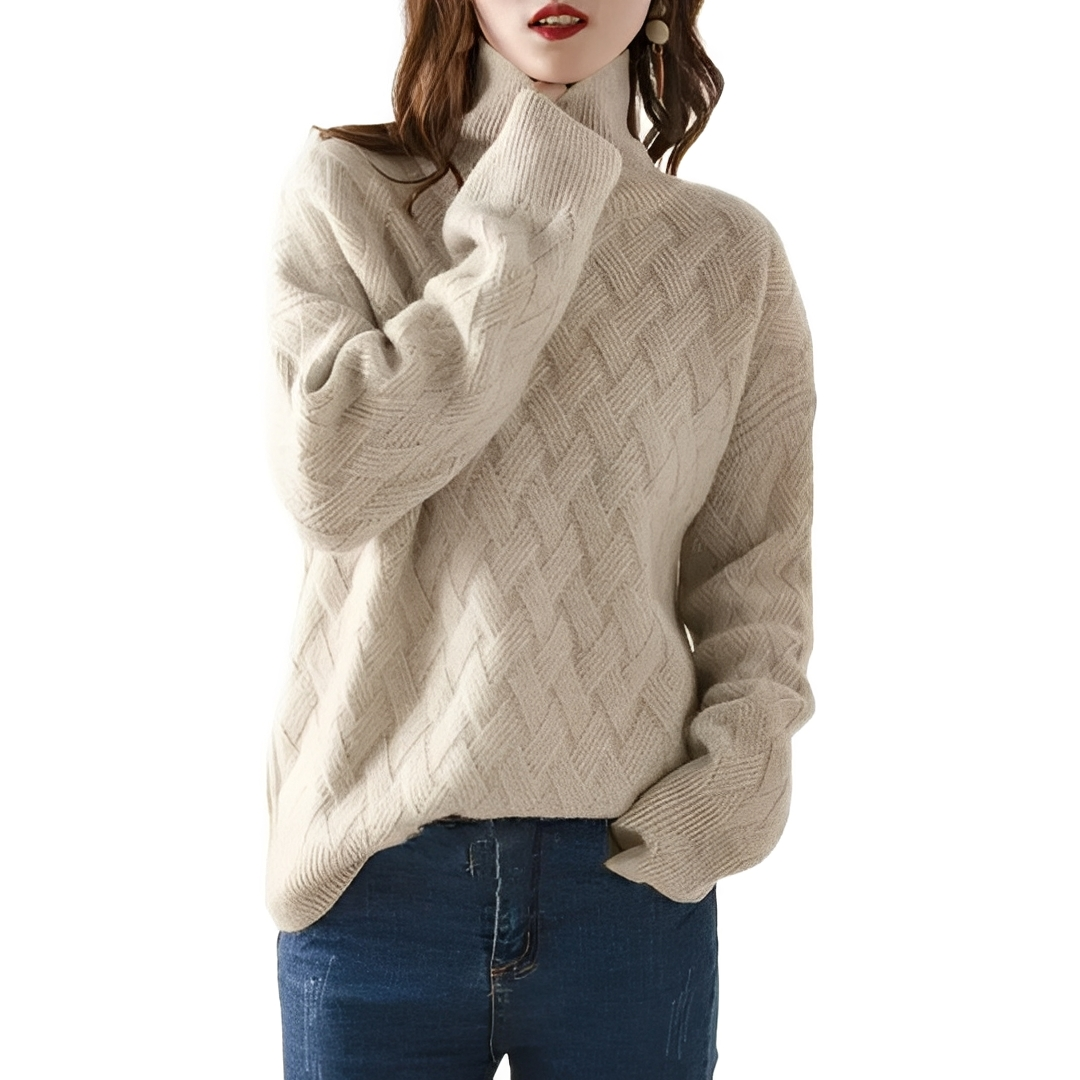 Edina - Eleganter und warmer Rollkragenpullover für Damen