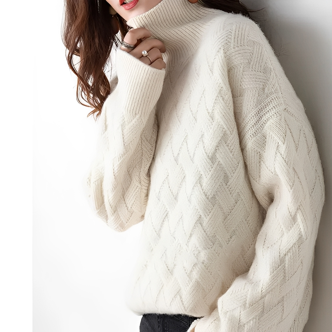 Edina - Eleganter und warmer Rollkragenpullover für Damen