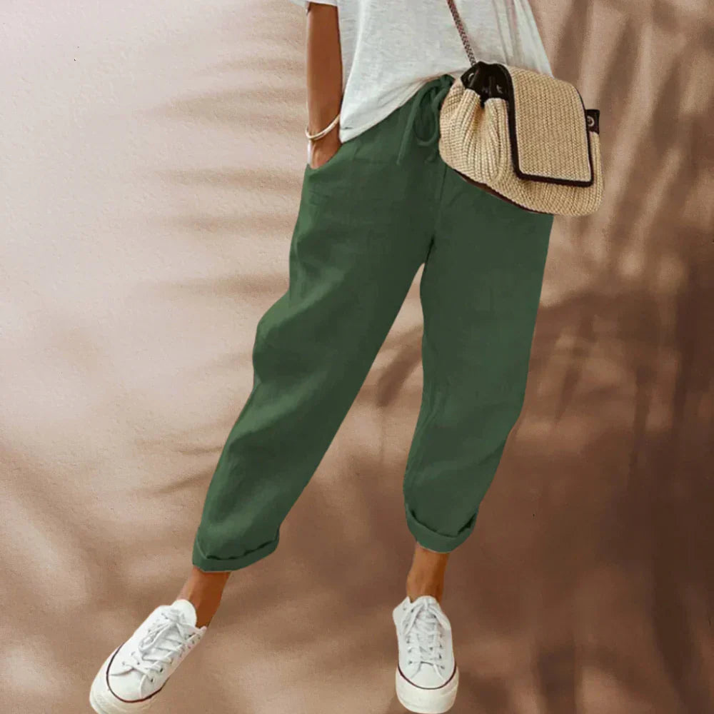 Julia - elegante Leinenhosen