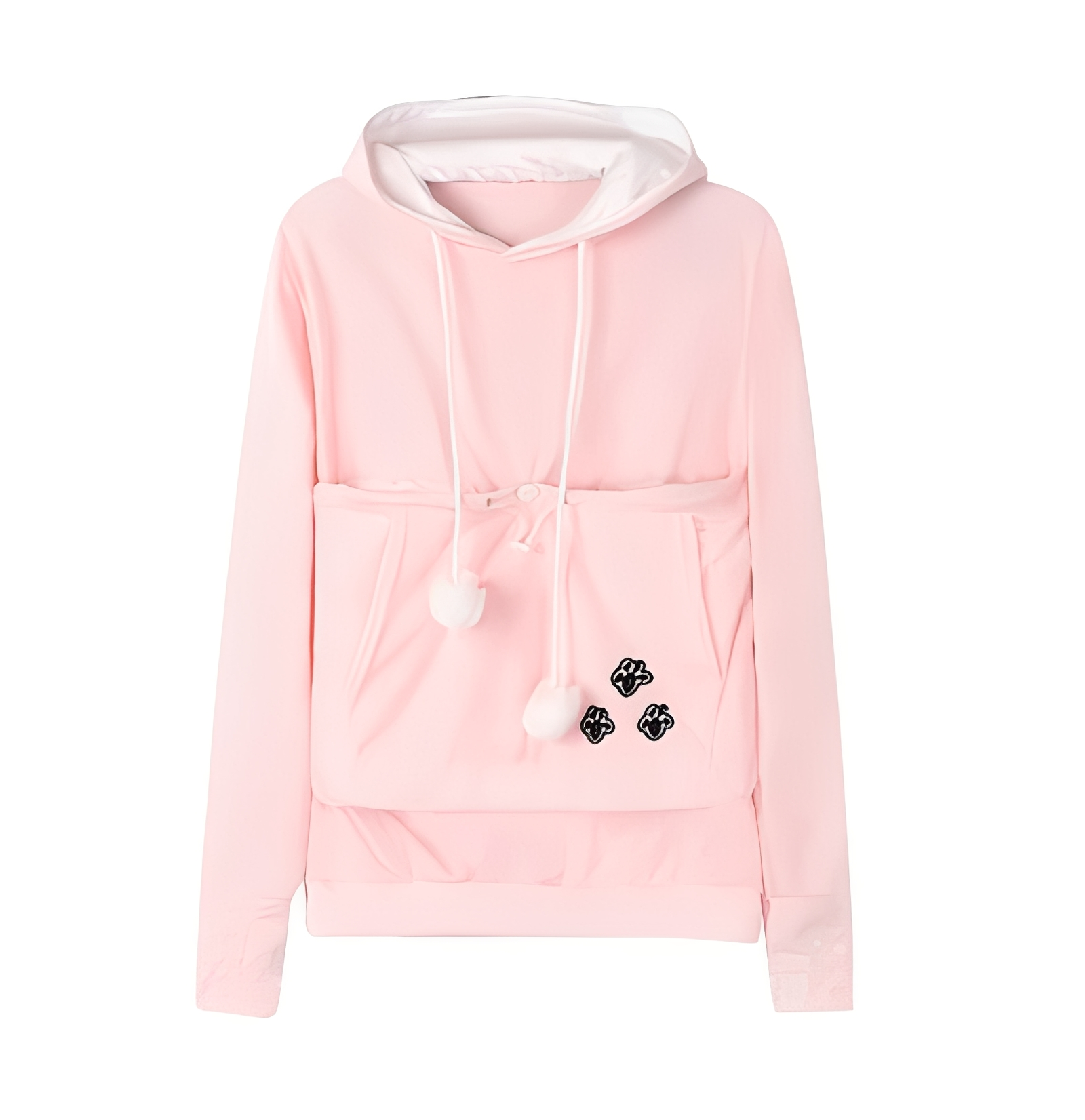 Cassandre - Modischer, warmer Pullover mit großer Tasche für Damen