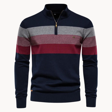 Aurullo - Pullover mit Viertel-Zipper