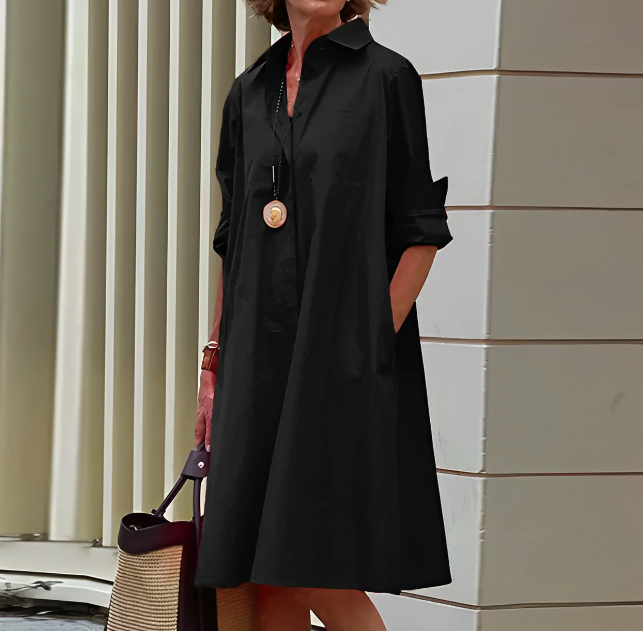 Celina – Midi-Kleid von müheloser Eleganz