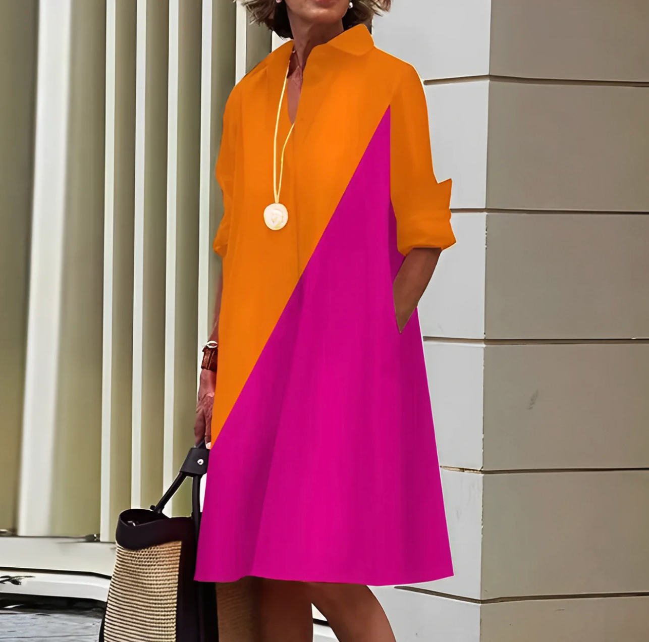 Celina – Midi-Kleid von müheloser Eleganz