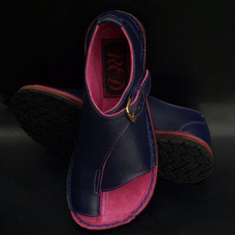 Elvina - Flache Sandalen mit Schnallen