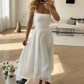 Eva - Elegantes Trägerkleid