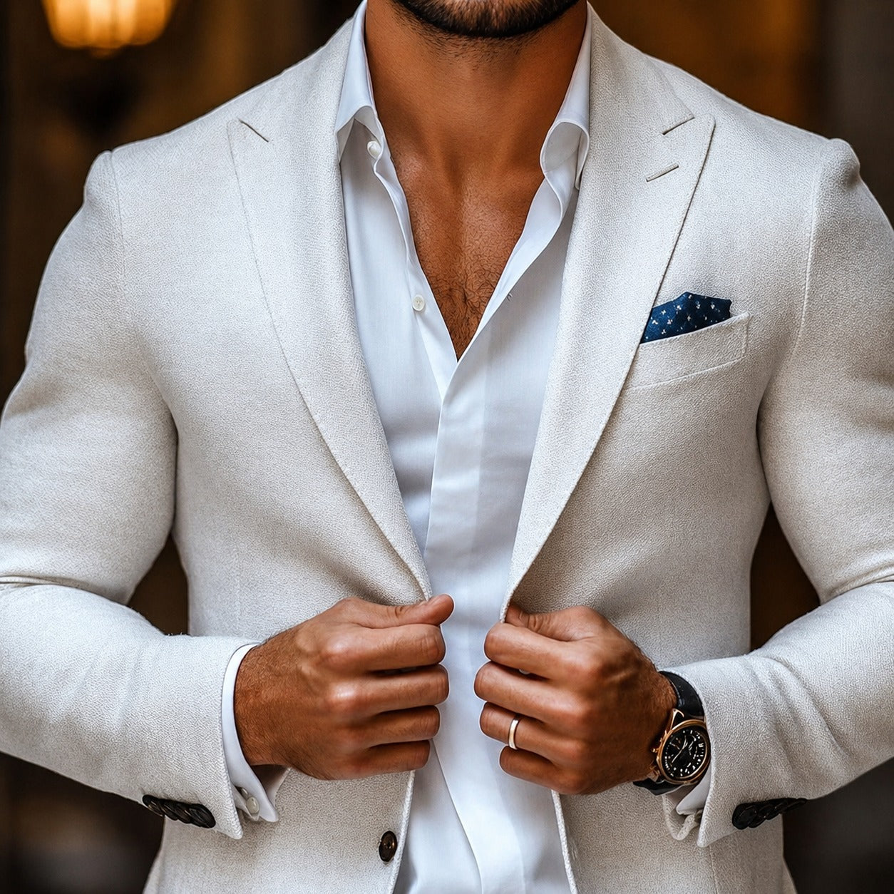 Loui - Schicker Blazer mit Revers und zwei Knöpfen