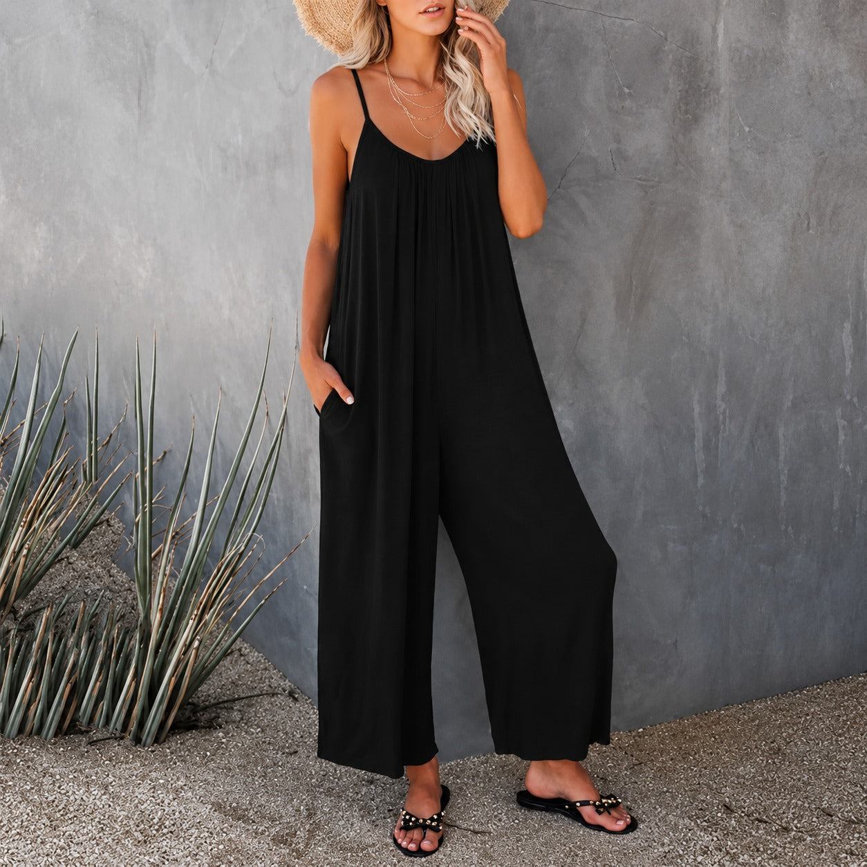Mahdi - Lockerer Jumpsuit mit Taschen