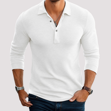 Jack - Bequemes Langarm-Poloshirt