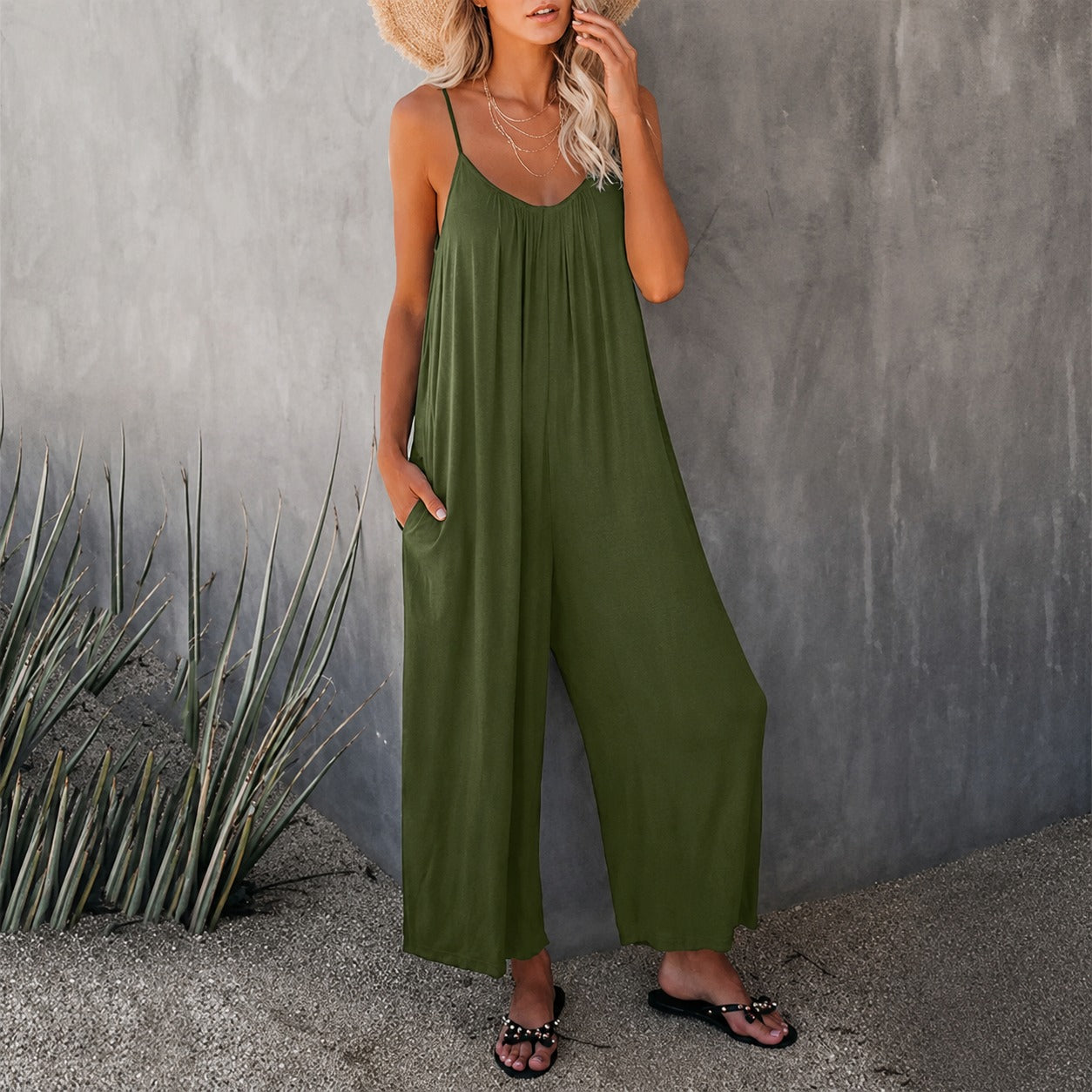 Mahdi - Lockerer Jumpsuit mit Taschen