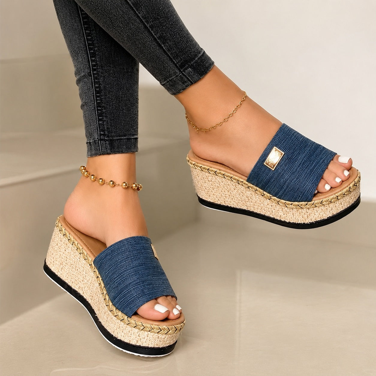 Camilla - Modische hohe Plattform-Sandalen