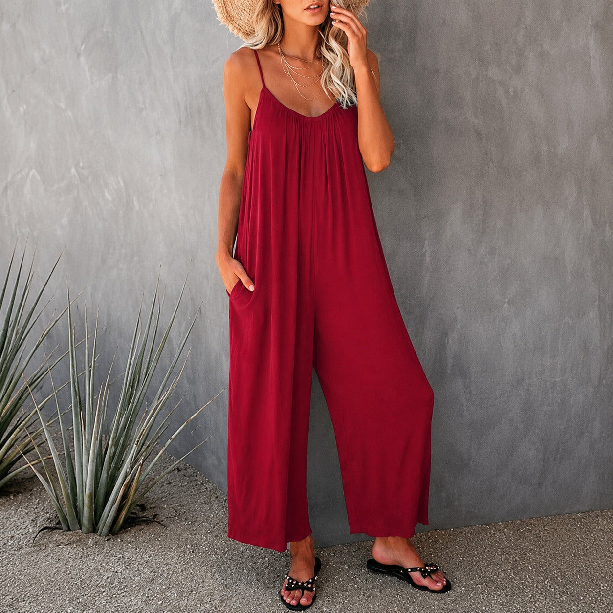 Mahdi - Lockerer Jumpsuit mit Taschen
