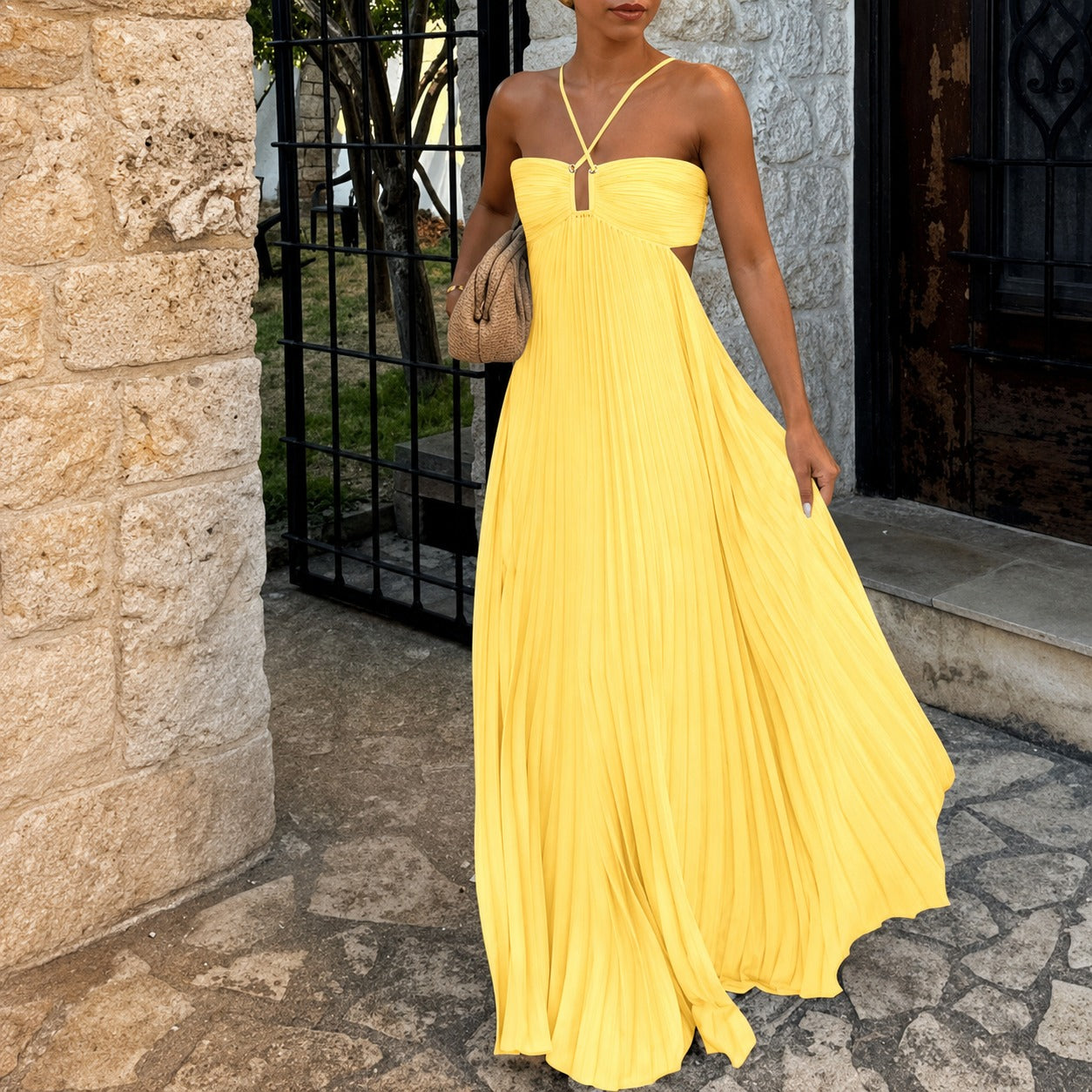 Inaya - Stilvolles Maxi-Sling-Kleid
