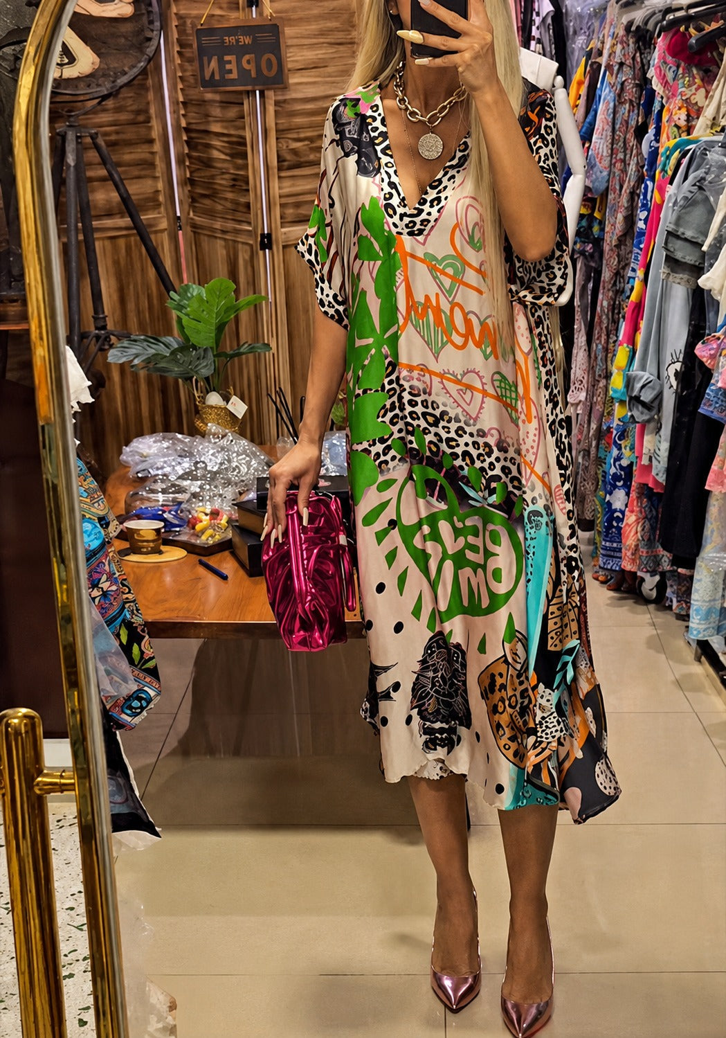 Remy - Stilvolles Kleid mit Motiv